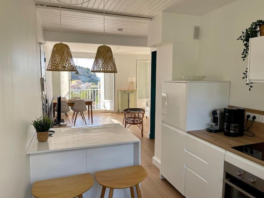 Panisse - Parking - Clim - Wifi Apartment Cassis Bagian luar foto